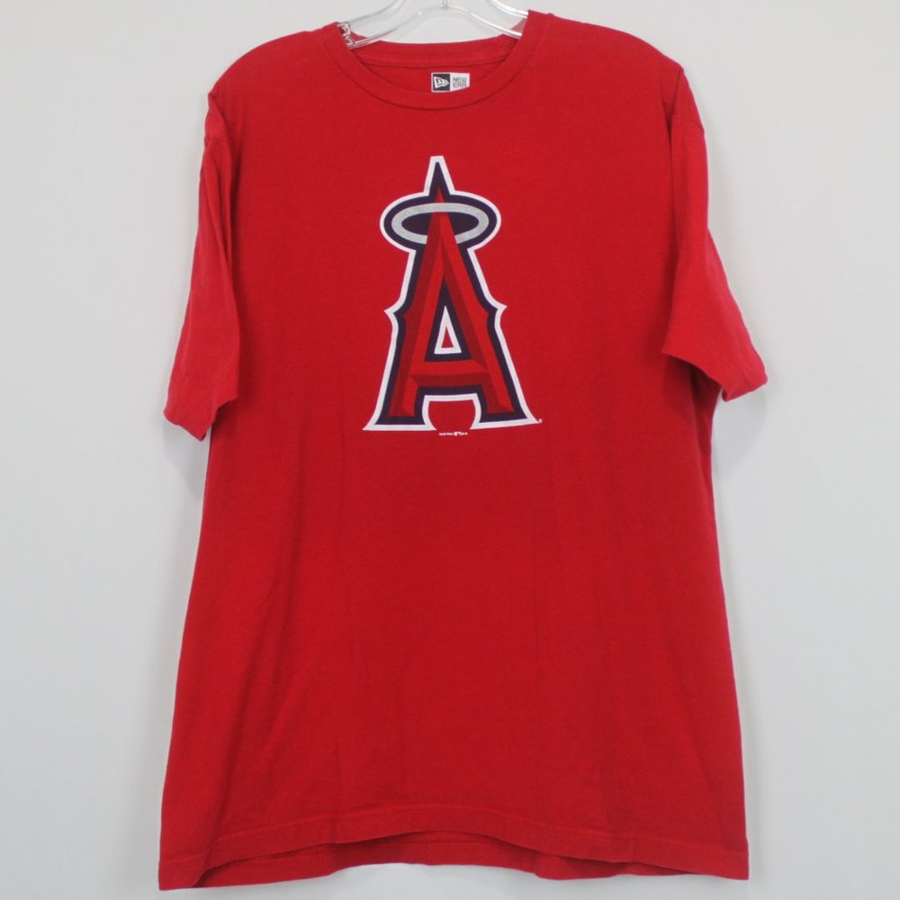 New Era Red Angels short sleeve shirt Xl